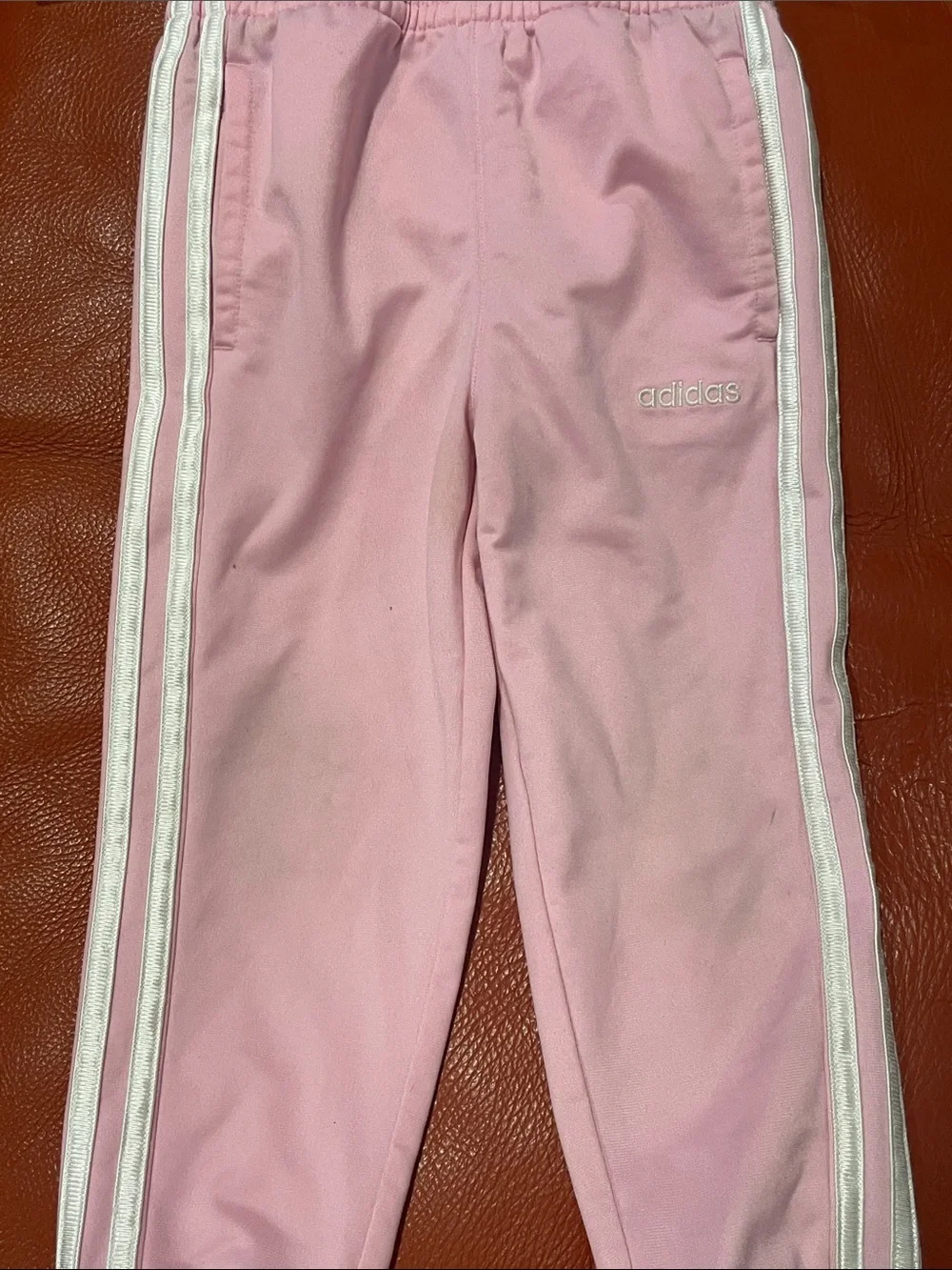 adidas Pink Kids Two-Piece Track Jacket and Pants
